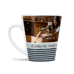 Fotohrnček latte malý - originálny darček - Piráti